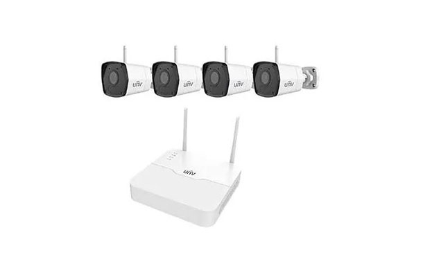 Uniview KIT-WB4CH IP WiFi Bullet Camera Kit - 1